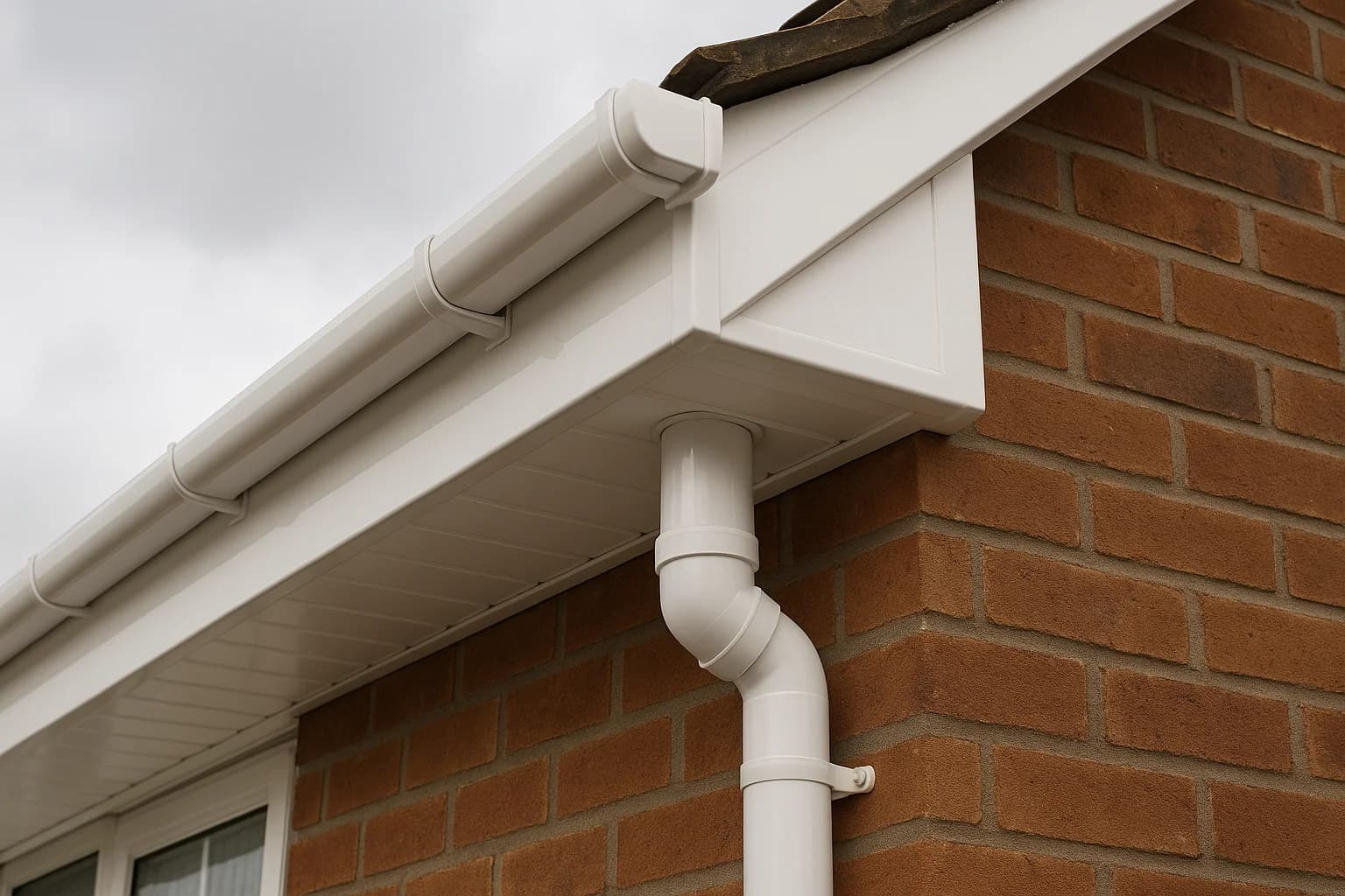 Professional guttering installation